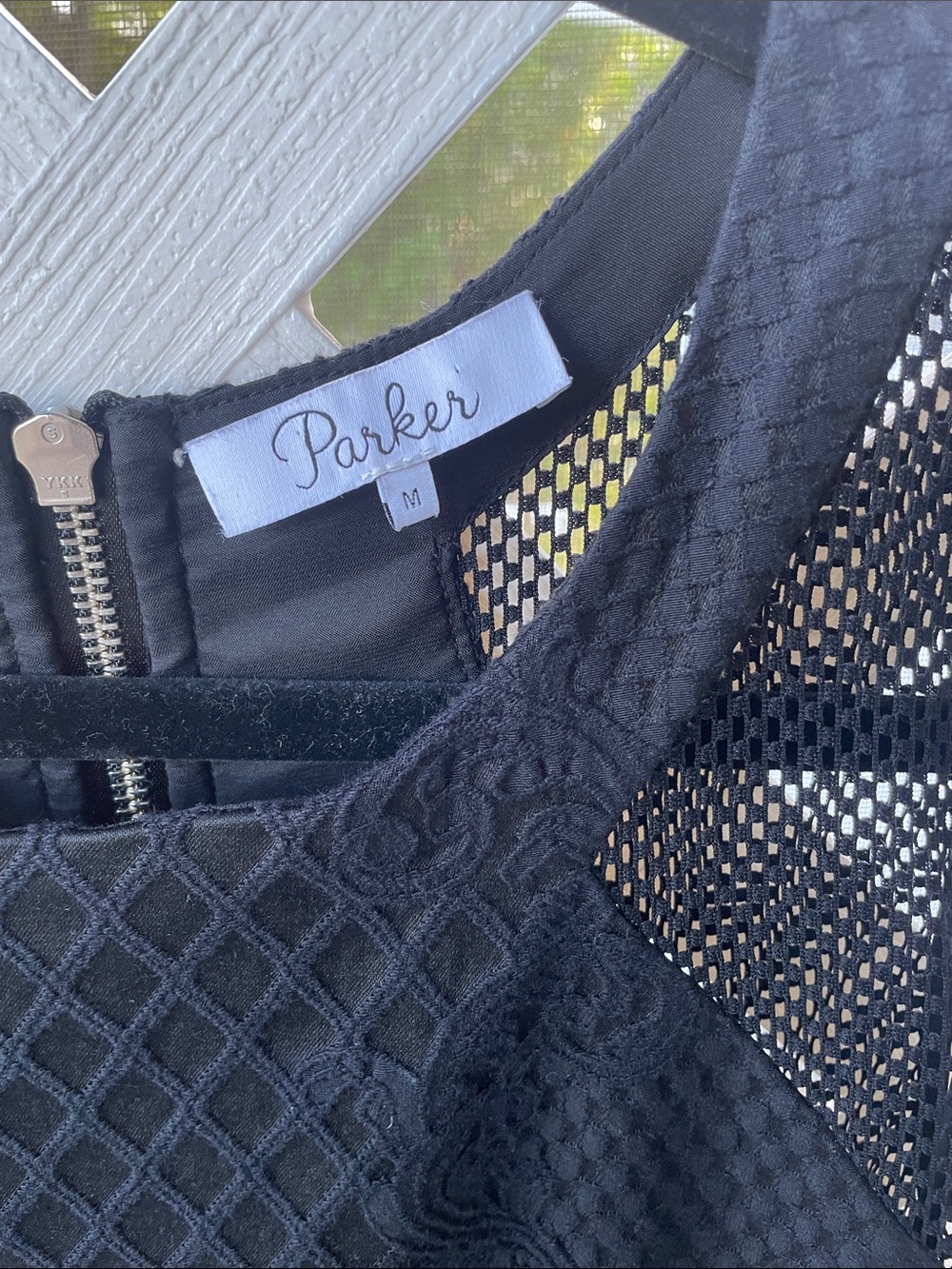 Parker Black ‘Marian’ Jacquard Mini Mermaid Dress - Picture 8 of 10
